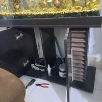 آکواریوم شیشه خم شرکتی|ماهی|رباطکریم, رباطکریم|دیوار