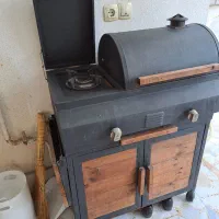 کباب پز گازی زغالی تمیز نو|اجاق گاز و لوازم برقی پخت‌وپز|رشت, بازار|دیوار