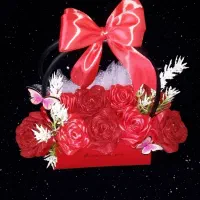 گل رز روبانی جاودانه