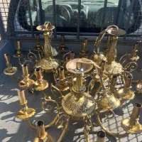 فروش و خریدار  لوستر برنزی