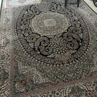 ۳تخته فرش زمینه سرمه ای با تراکم بالا کاملا نو|فرش|اصفهان, جوزدان الیادران|دیوار