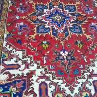 فرش دست بافت زرنیم دراندازه ۱ونیم در۲و۲۰ سانت|فرش|تبریز, |دیوار