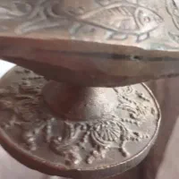 چراغ پیسوز سه شعله..سینی مسی