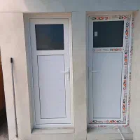 ساخت و مونتاژ درب و پنجره UPVC  دوجداره توری کشابی