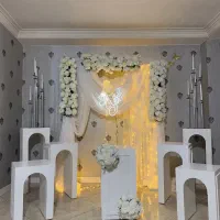 ظروف کرایه گل ارایی بادکنک ارایی اجاره لوازم استند