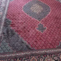 فرش ریز ماهی دوازده متری در حد نو