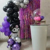 ریسه بادکنک آماده کرومی