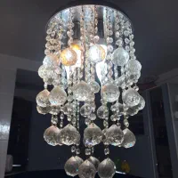 دو عدد لوستر کریستال|لوستر و چراغ آویز|گرگان, |دیوار