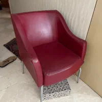 صندلی تک نفره چرم