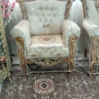 مبلمان سلطنتی درحدنوزیباسالم وتمیز|مبلمان خانگی و میز عسلی|اندیشه, اندیشه فاز ۴|دیوار