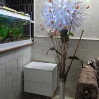 گل وگلدان شیک قاصدک.چراغ خواب|گل مصنوعی|قم, هفت تیر|دیوار