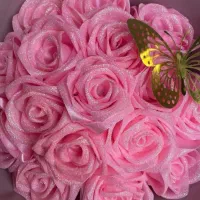 گل روبانی|گل مصنوعی|اهواز, زرگان|دیوار