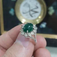 انگشتر نقره با رکاب عقیق