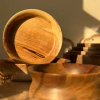 پذیرایی کاسه بشقاب سرویس چوبی تولیدکننده|صنایع دستی و سایر لوازم تزئینی|مشهد, کشاورز|دیوار