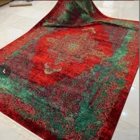 فرش افسانه‌ای کویر یزد ۱۲۰۰ شانه تراکم ۳۶۰۰