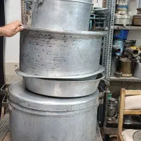 قابلمه نیکل بزرگ قدیمی  درحدنو
