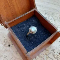انگشتر تکتاش نقره
