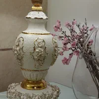 آباژور گل برجسته (رنگ سفید طلایی)|چراغ خواب و آباژور|زنجان, |دیوار