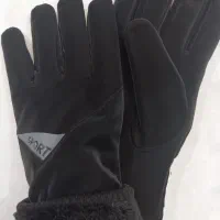 دستکش چرم  تو کرکی  اسپورت