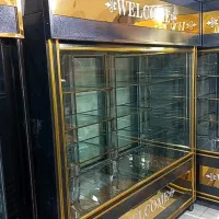 یخچال دو در ۱،۵ مشکی طلایی|فروشگاه و مغازه|قم, شهرک امام حسین|دیوار