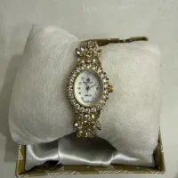 ساعت طلایی پرنگین زنانه