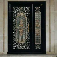 نقاشی درب وپنجره وساختمان