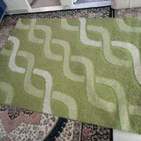 فرش رنگ سبز سالم سالم