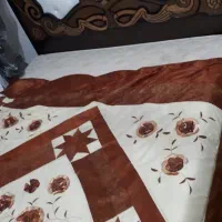 تخت خواب دونفره همراه تشک طبی و روتختی۵میلیون