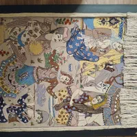 تابلو فرش|تابلو فرش|اصفهان, باغ دریاچه|دیوار