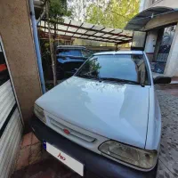 پراید سفید مدل ۸۸ دوگانه کارخانه