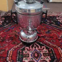 سماور تمام استیل دوکاره گاز اشپزی هم هست
