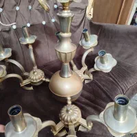 لوستر برنجی روکش آب طلا