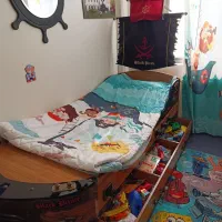 تخت نوجوان مدل کشتی