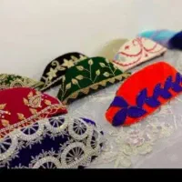 مهره دوزی انواع لباس محلی و عبا و مانتو و شال|لباس|خورموج, |دیوار