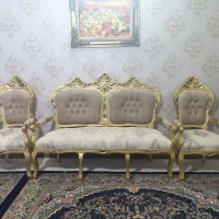 مبل ۷ نفره استیل تمیز|مبلمان خانگی و میز عسلی|مشهد, فریزی|دیوار