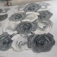 قالیچه وپادری طرح گل|فرش|آبادان, |دیوار