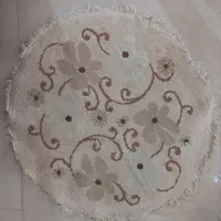 قالیچه گرد فانتزی کارکرده