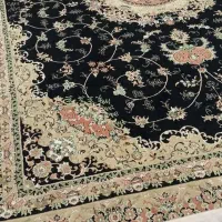 فرش ۱۲ متری رنگ سورمه ای تمیز