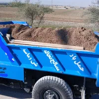 حمل بار شن ماسه نیسان کمپرسی جکی نخاله مصالح خاک