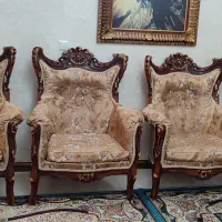 مبل استیل هفت نفره|مبلمان خانگی و میز عسلی|کرج, حصارک بالا|دیوار