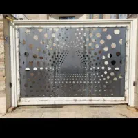 اهنگری. حفاظ رو دیوار پارکینگ اکاردونی