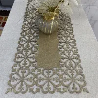 رومیزی و رواوپنی چرم اکلیلی|پرده، رانر، رومیزی|مهریز, |دیوار