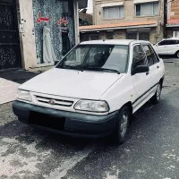 پراید سفید مدل 88 شاسی پلمپ