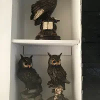 مجسمه جغد دانا