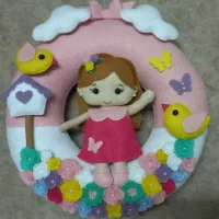 آویز نمدی روز دختر