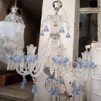 لوستر ۱۸شاخه بلوری باکارا|لوستر و چراغ آویز|تهران, صفاییه (چشمه علی)|دیوار