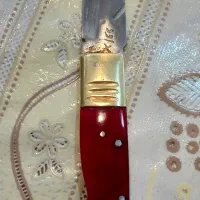 چاقو دنده ای برنجی کلکسیونی قدیمی ...