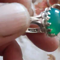 انگشتر نقره ۹۲۵ سنگ عقیق معدنی اصل خوش رنگ|جواهرات|شهرکرد, |دیوار