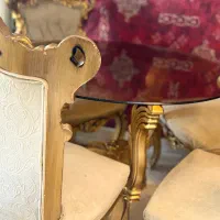 نیم ست میلمان شرکتی  تمام چوب گردو