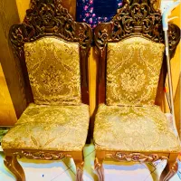 صندلی چوب گردو ۲ عدد